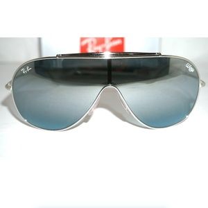 RAY-BAN Wings RB3597 SILVER BLUE Unisex (NEW) $200